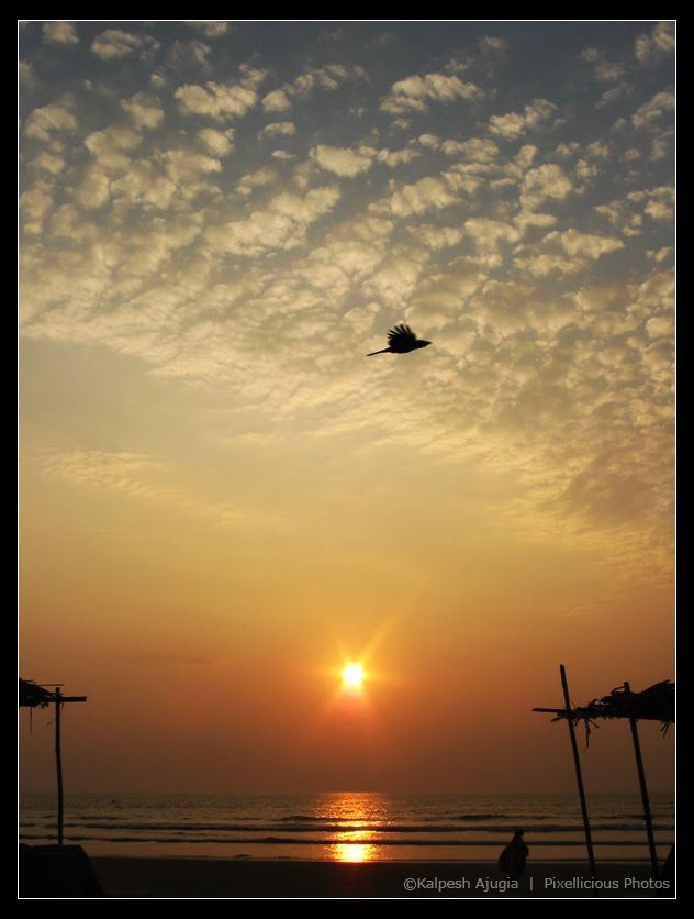 Sunset at Mandrem Beach Goa