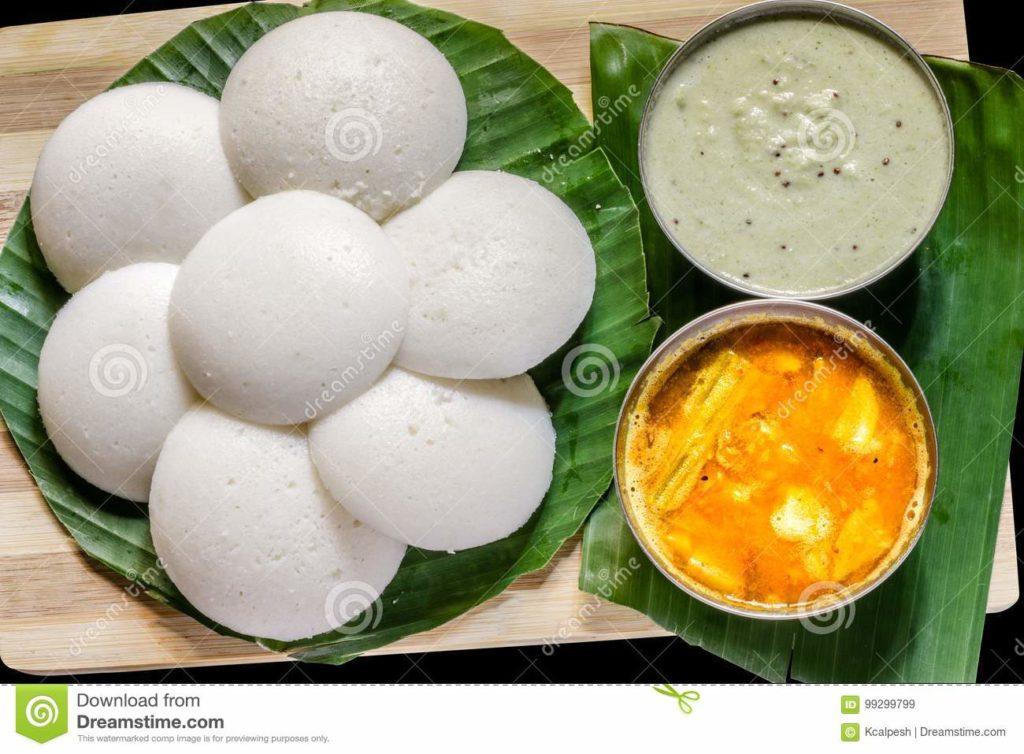 Indian Food Images - Idli Sambhar