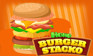 Hoho's Burger Stacko Game Online