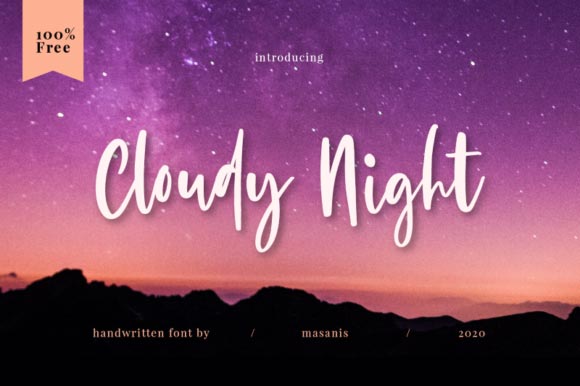 cloudy-night-cursive-font-free-commercial