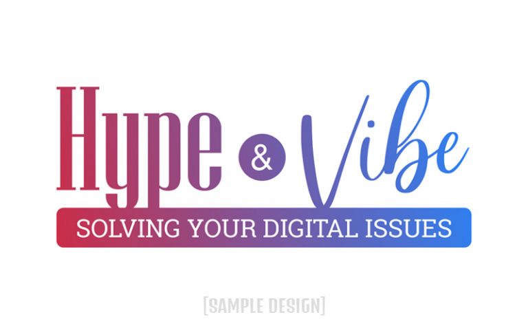 Sample Logo for Client Hype & Vibe