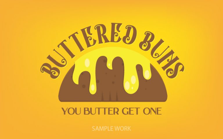Buttered Buns Sample Logo