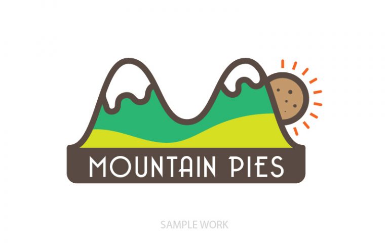 Mountain Pies Logo - Pixellicious