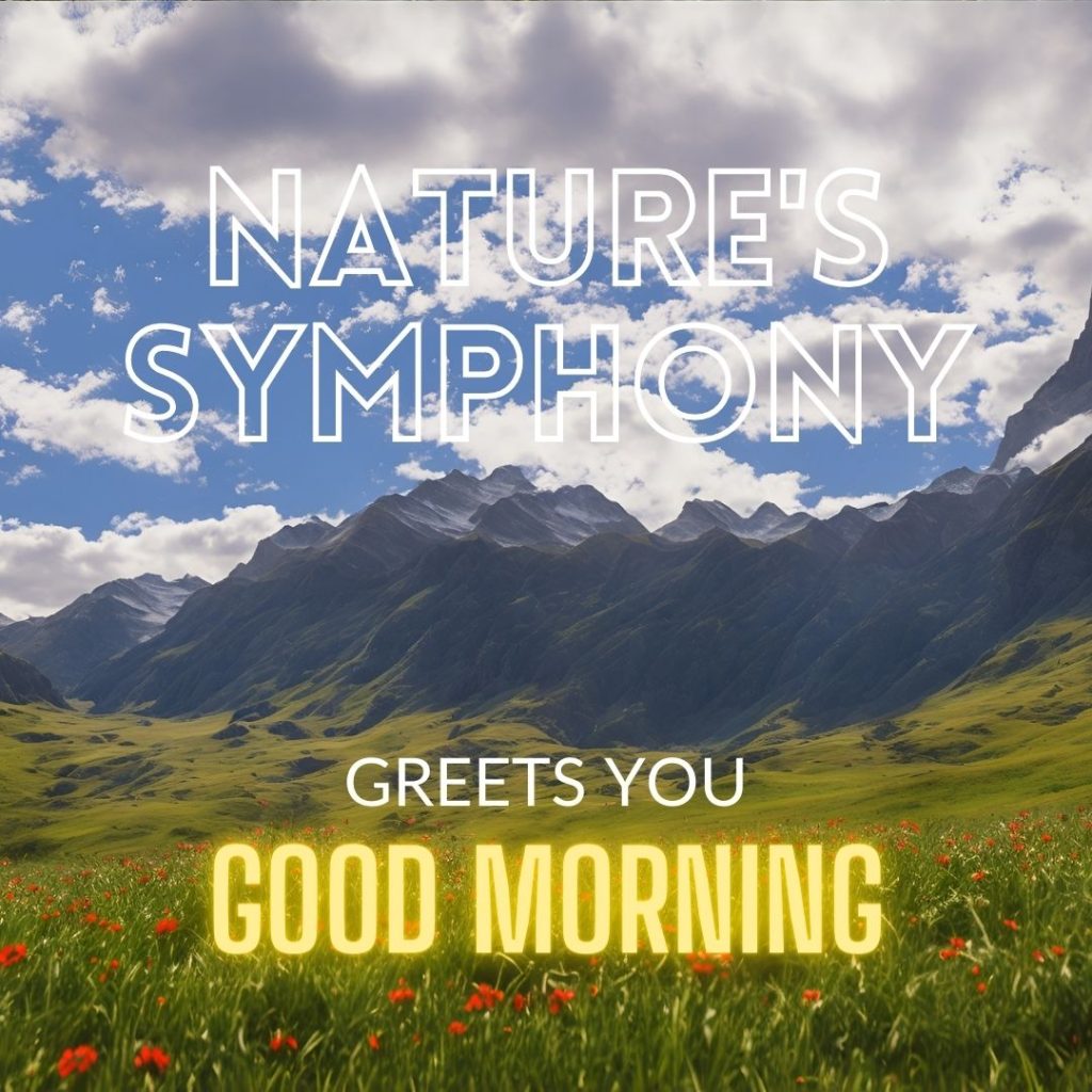 Nature's Symphony Good Morning Message